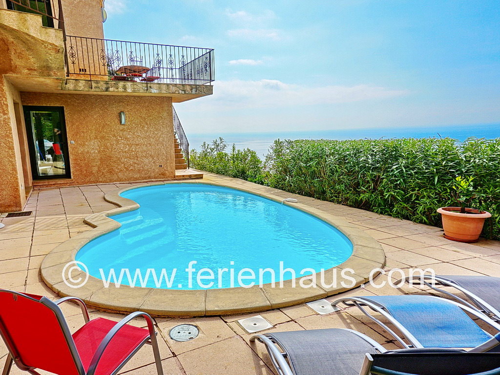 Ferienhaus Sudfrankreich Pool Meerblick Cot124