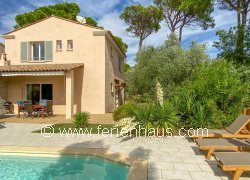  Ferienhaus mit privatem Pool, private Domaine, Les Issambres, Südfrankreich