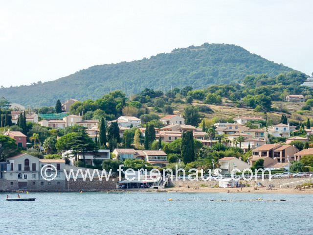 Villengegend beim Ferienhaus am Strand in Südfrankreich