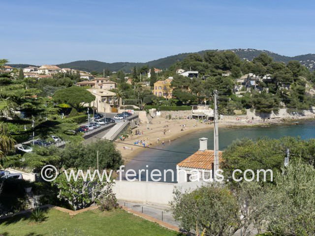 Ferienhaus oberhalb des Strandes bei Carqueiranne, Südfrankreich
