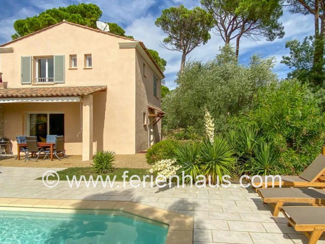 Ferienhaus mit privatem Pool, private Domaine, Les Issambres, Südfrankreich