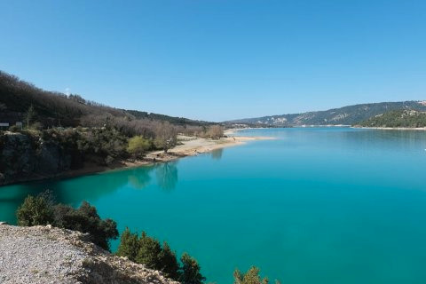 Verdon Schlucht mit Lac de Ste Croix